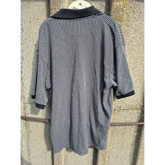 Vintage 90s Knights Of The Round Table Striped Polo/Golf Shirt Men’s Size XL - Picture 4 of 4